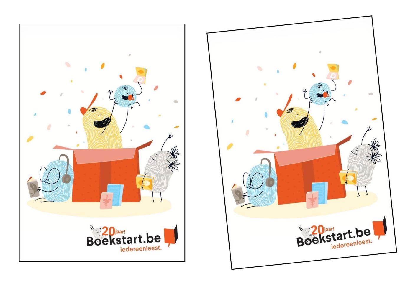 Boekstart-postkaart - feesteditie